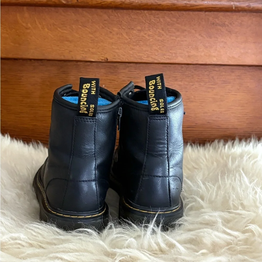 Dr. Martens Kids Black 1460 Junior Leather Lace-Up Ankle Boots